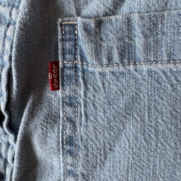 Levi's Light Blue Button Down Shirt for Kids - Picture 2 of 4